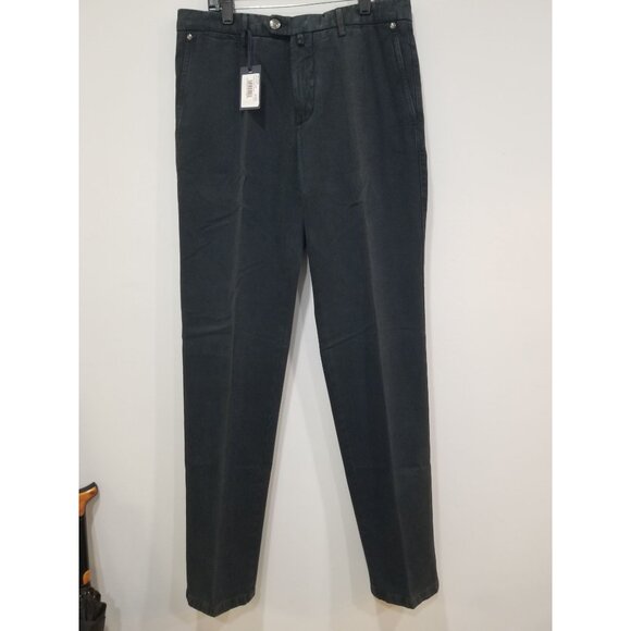 Cesare Attolini Black Chino Pants Size 32 New With Tags. - Picture 1 of 5